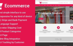 Ecommerce v1.14 Responsive Ecommerce Business Management Script