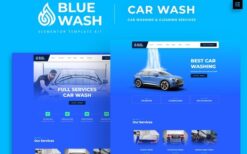 Bluewash – Car Washing & Cleaning Services Template Kit