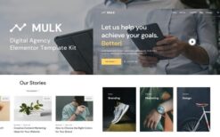 Mulk – Digital Agency Elementor Template Kit