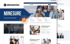 Minesure – Insurance Business Elementor Template Kit
