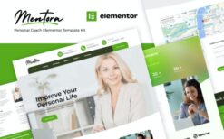 Mentora – Personal Coach Elementor Template Kit