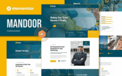 Mandoor – Construction Elementor Pro Template Kit