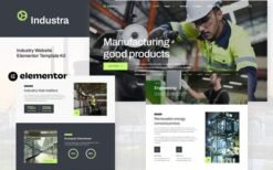 Industra – Industry & Manufacturing Elementor Template Kit