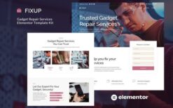 FixUp – Gadget Repair Services Elementor Template Kit