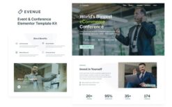 Evenue – Event & Conference Elementor Template Kit