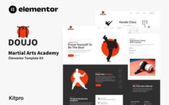 Doujo – Martial Arts Academy Elementor Template Kit