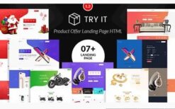 Tryit v1.3 Product Offer Landing Pages HTML Template