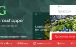 Grasshopper (v1.1.18) Landscape Design and Gardening Services WP Theme