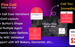 Fire Call v2.0.0 WordPress Click-To-Call Button Plugin