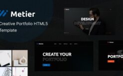 Metier v1.0 Personal Portfolio HTML Template