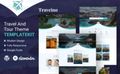 Traveino – Travel Agency Elementor Template Kit