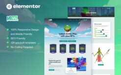 Nozzle – Game NFT Elementor Pro Template Kit