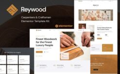 Reywood – Carpenter & Craftsman Elementor Template Kit