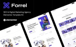 Forrel – SEO & Digital Marketing Agency Elementor Template Kit