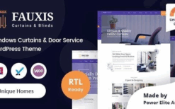 Fauxis (v2.0.0) Windows Curtains WordPress Theme + RTL