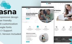 Sasna v4.5 Multipurpose Business HTML Template + RTL