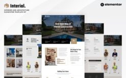 Interial – Interior & Architecture Elementor Template Kit