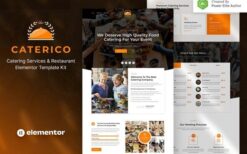 Caterico – Catering Services & Restaurant Elementor Template Kit