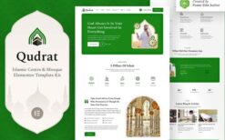 Qudrat – Islamic Center & Mosque Elementor Template Kit
