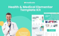 Medicate – Health & Medical Elementor Template Kit