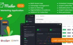 * Mailer (v1.6) Email Marketing Application