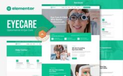 Eyecare – Optometrist & Eye Care Elementor Template Kit