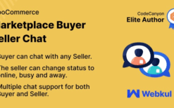WordPress WooCommerce Marketplace Buyer Seller Chat Plugin v3.0.0