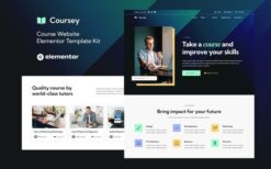 Coursey – Online Courses Elementor Template Kit