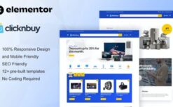 Clicknbuy – Woocommerce Electronic Store Elementor Template Kit