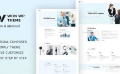 WON v1.2.5 Creative Minimal WordPress Theme