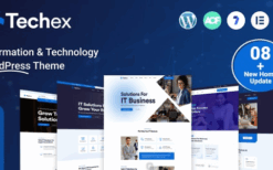 Techex (v1.0.9) IT Solutions & Technology WordPress Theme