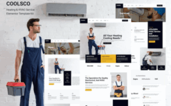 Coolsco – Air Conditioning Heating & HVAC Elementor Pro Template Kit