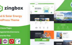 Zingbox v1.0.9 Wind & Solar Energy WordPress Theme