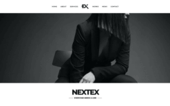 Nextex v1.0 One Page Photography WordPress Theme