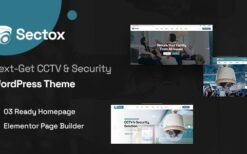 Sectox v1.1.3 CCTV & Security WordPress Theme