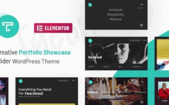 Tacon v1.7 A Showcase Portfolio WordPress Theme