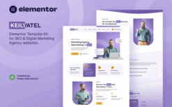 Keilvatel – SEO & Digital Marketing Agency Elementor Template Kit