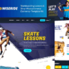 WiseRide – Skateboarding Lessons & Shop Woocommerce Elementor Template Kit