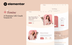 Femine – Feminine Life Coach Elementor Template Kit