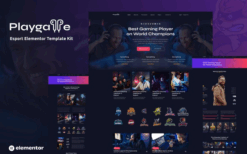 Playgame – Esports Elementor Template Kit