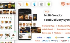 Foodie (v6.0) UberEats Clone | Food Delivery App | Multiple Restaurant Food Delivery Flutter App