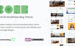 Bone v4.0.4 Minimal & Clean WordPress Blog Theme
