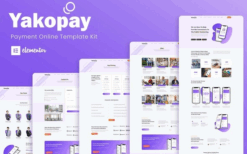 Yakopay – Online Payment App Elementor Template Kit