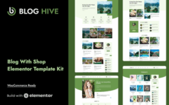 Blog Hive – Personal Blog Elementor Template Kit