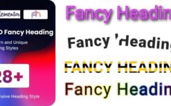 BWD Fancy Heading for elementor v1.0