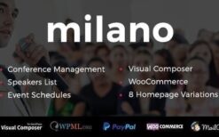 Milano (v1.1.2) Event & Conference WordPress