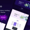 Coeus v.1.2.0 Cryptocurrency Landing Page WordPress Theme