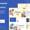 Kinderly – Child Therapist & Psychologist Elementor Template Kit