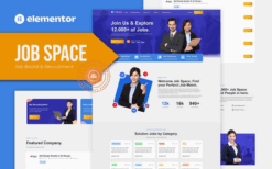 Job Space – Job Board & Recruitment Elementor Template Kit