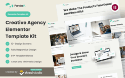 PandaV – Creative Agency Elementor Template Kit
